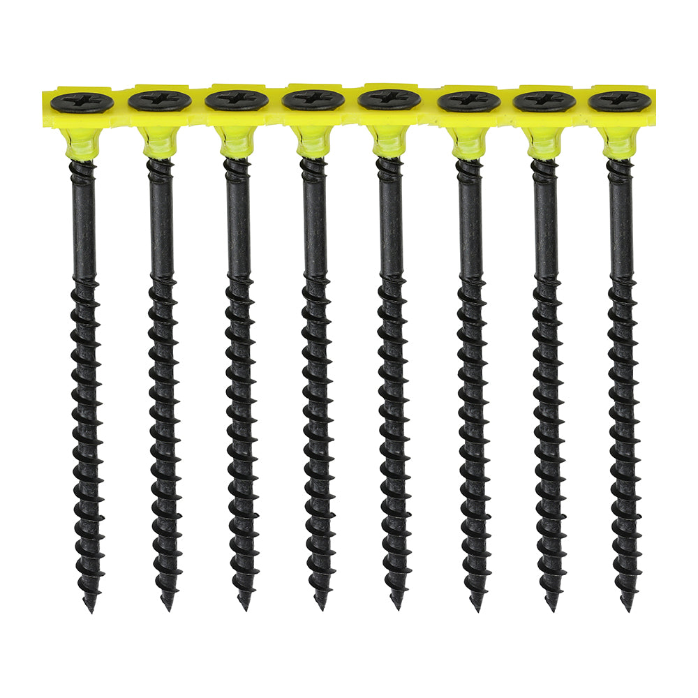 Coarse Thread Black Collated Drywall Screws PH - Bulk Tubs