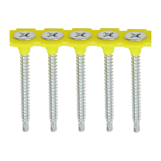 Self Drill Zinc Collated Drywall Screw - PH 1000 Pack