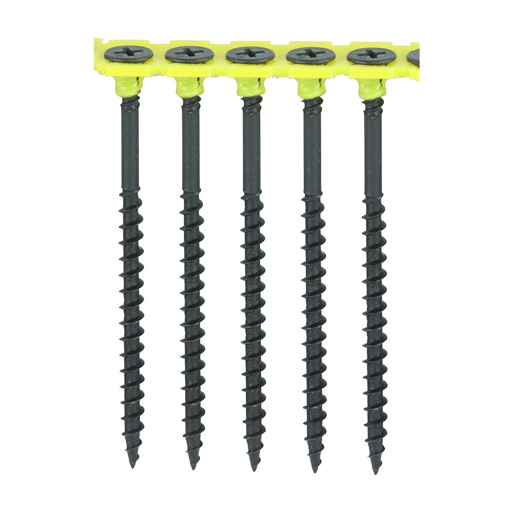 Coarse Thread Black Collated Drywall Screws PH 1000 Pack