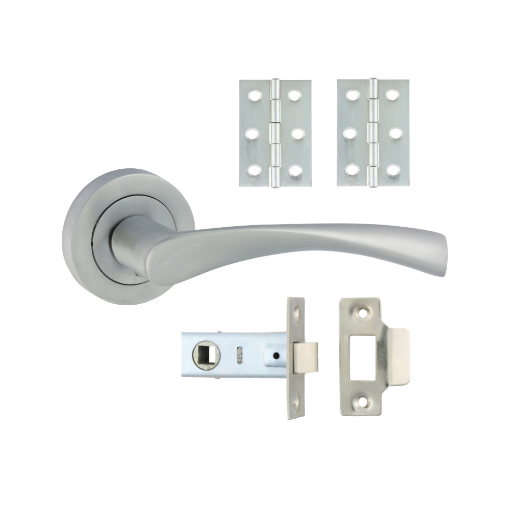 Edleston Lever On Rose Internal Door Latch Pack