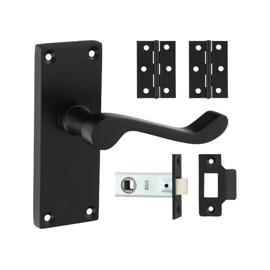 Victorian Scroll Internal Door Latch Pack