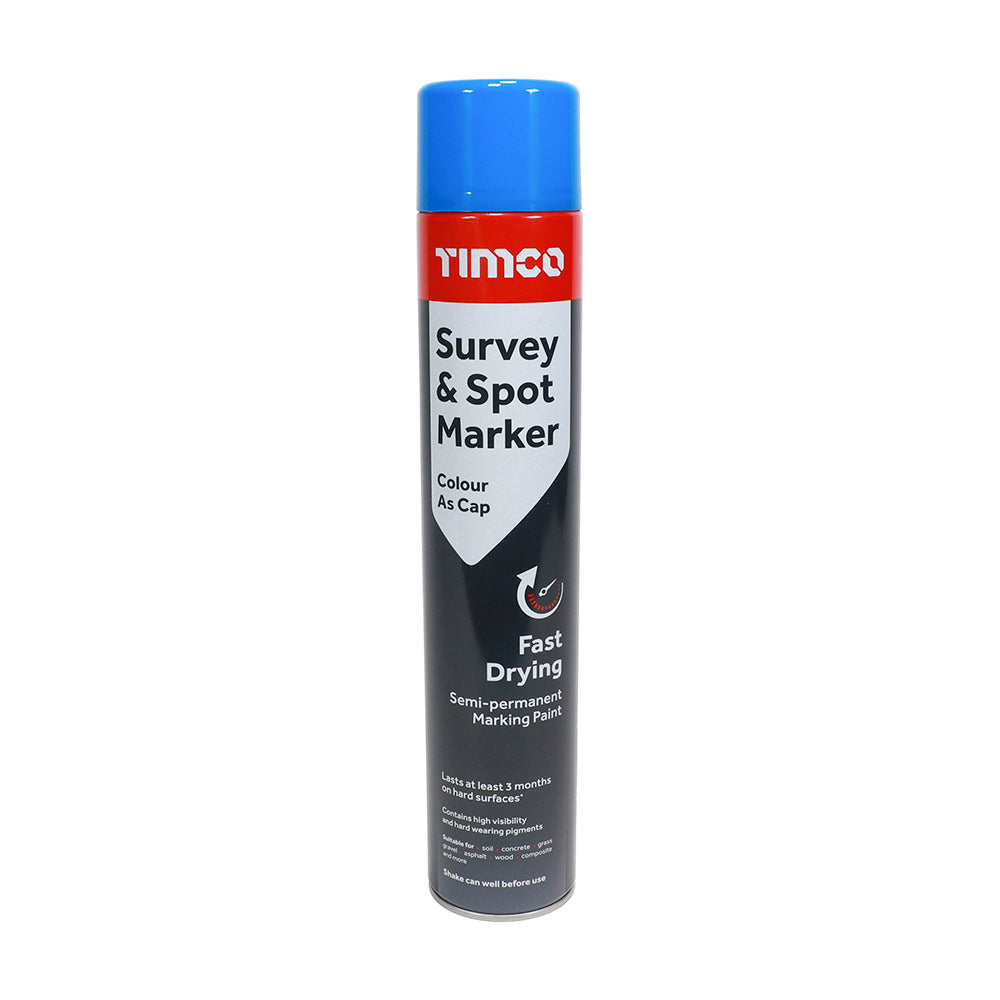 Survey & Spot Marker Blue - 750ml