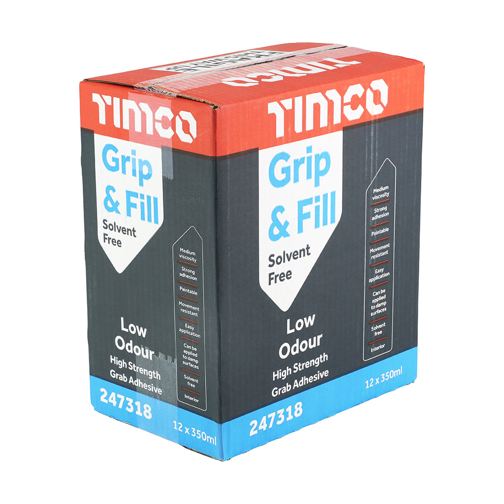 TIMCO Grip & Fill® SF - Heavy-Duty Grab Adhesive - 350ml