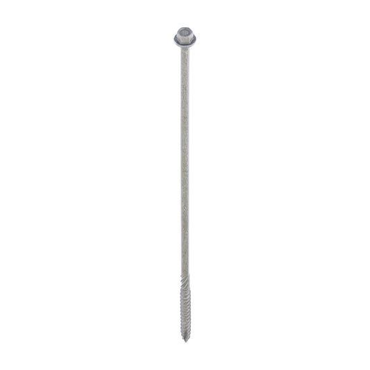 Hex Head Construction & Landscaping Screws Green 6.7 x 250mm 50 Pack