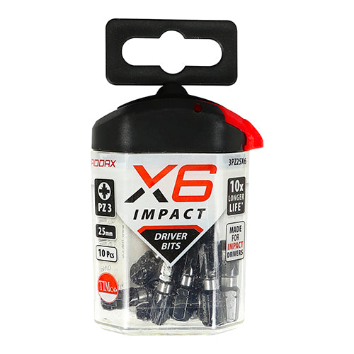 Impact Driver Bits 25mm Philips Head 10 Pack