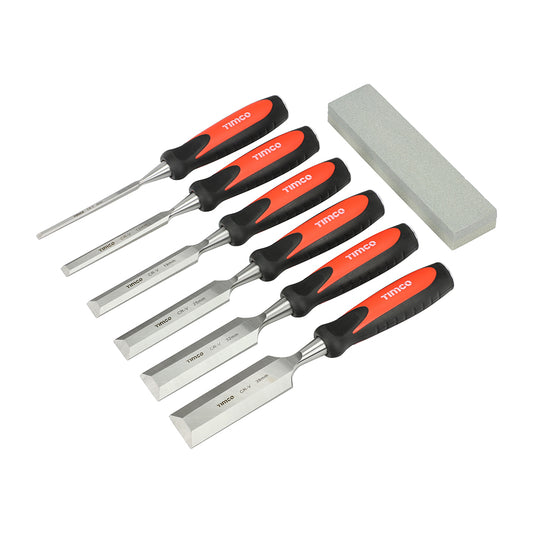 Professional Bevel Edge Wood Chisel Set - 7 Pcs