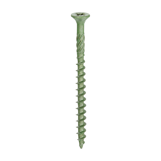 Double CSK PZ2 Decking Screws Green 4.5mm X 50mm 200 Pack