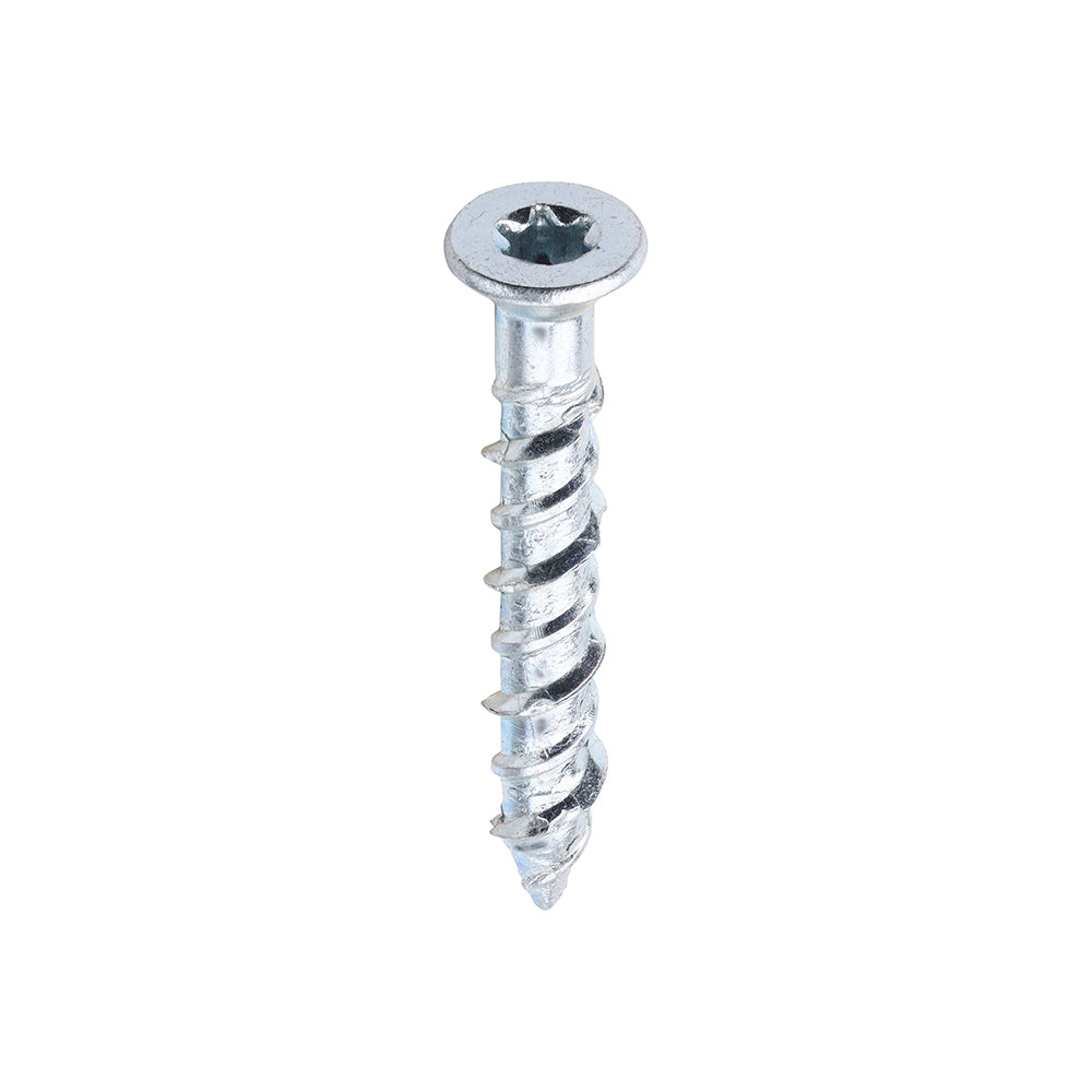 Masonry Screws - Torx Head Countersunk - Zinc