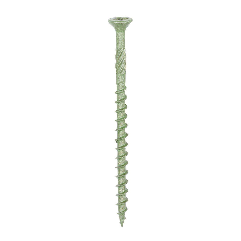 Double CSK PZ2 Decking Screws Green 4.5mm X 80mm 200 Pack