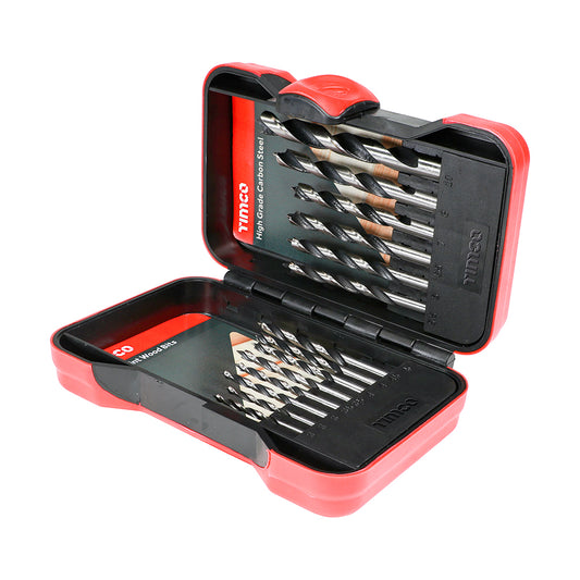 HSS Brad Point Wood Bit Set - 15pc