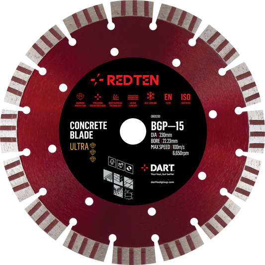 RED TEN BM-15 ULTRA Diamond Blade