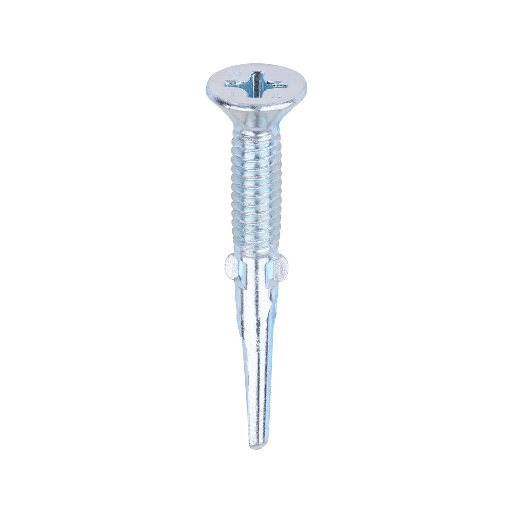 Heavy Duty - CSK - Wing-Tip - Self-Drilling Screws - Zinc