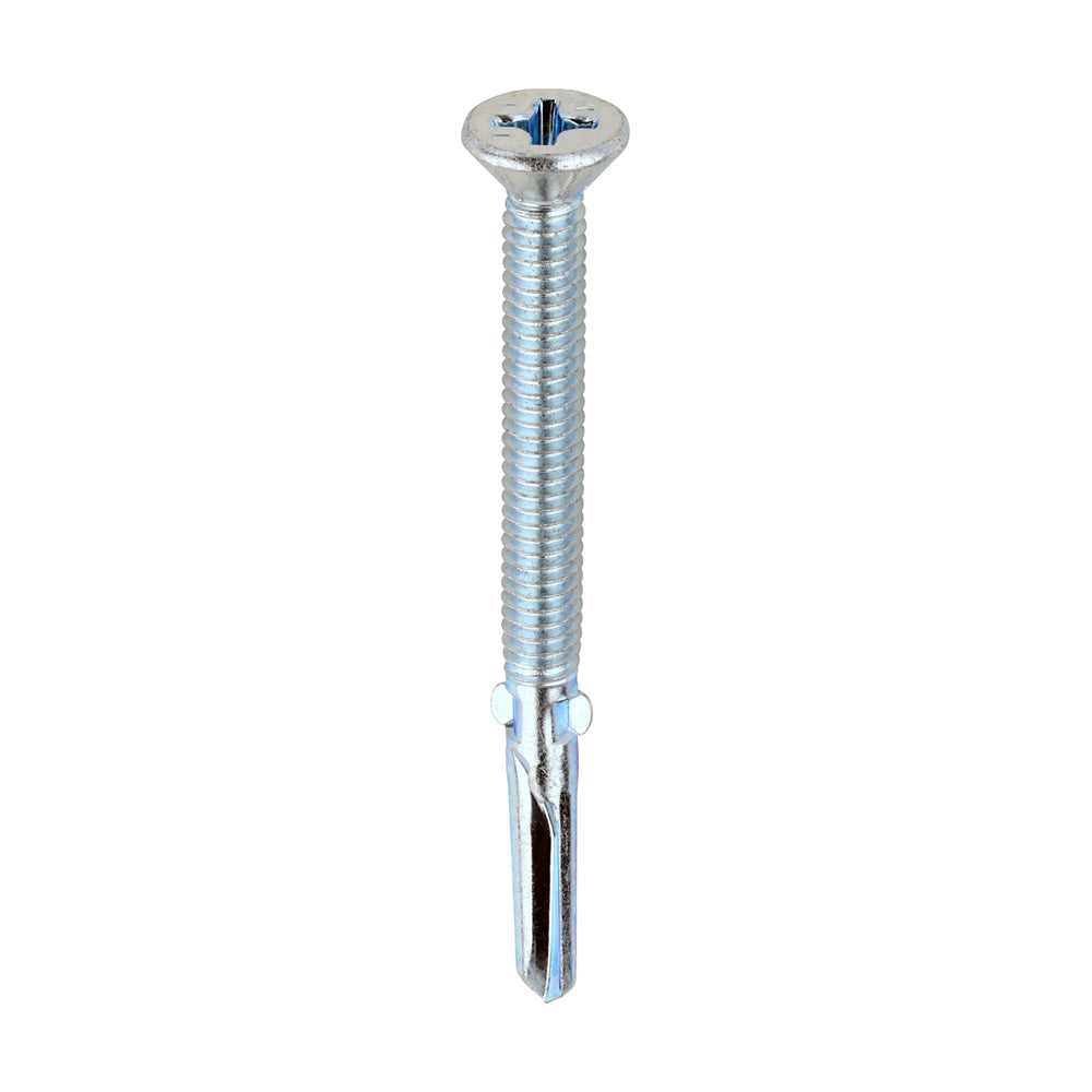 Heavy Duty - CSK - Wing-Tip - Self-Drilling Screws - Zinc