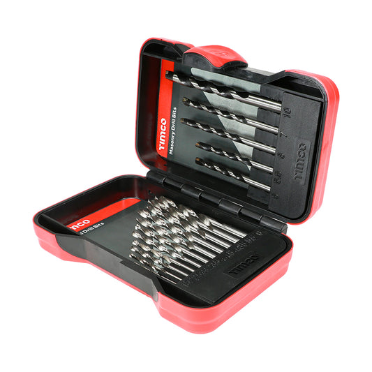 HSS Jobber & Masonry Bit Set - 17pc
