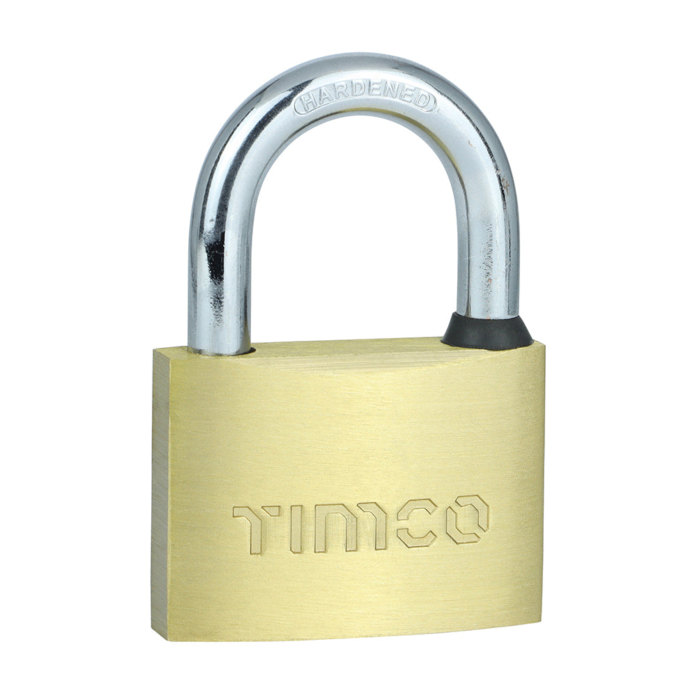 Brass Padlock - Open Shackle