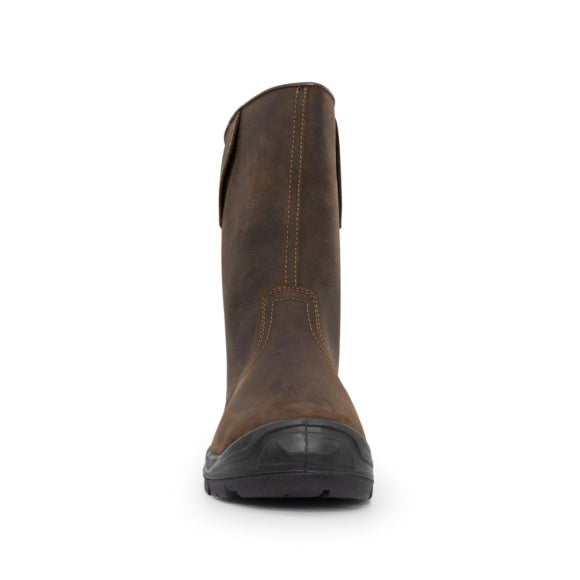 Xpert Invincible S3 Safety Waterproof Rigger Boots Brown