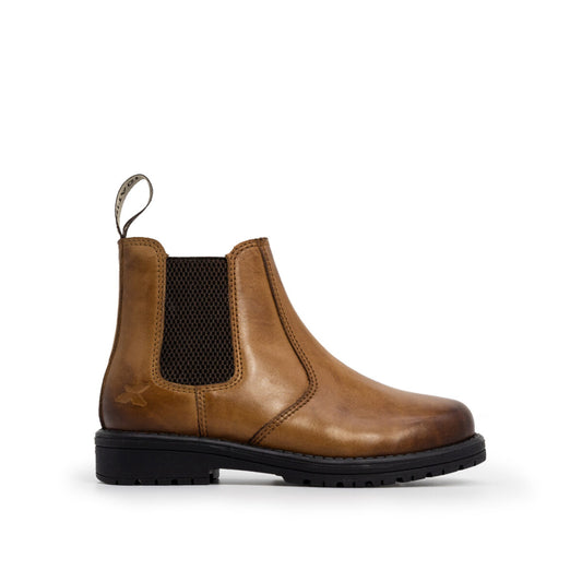 Xpert Heritage Wrangler Junior Dealer Boots Burnished Tan