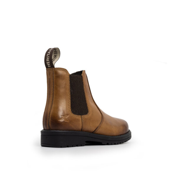 Xpert Heritage Wrangler Junior Dealer Boots Burnished Tan