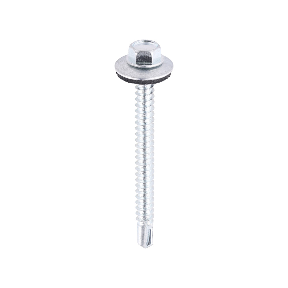Hex Head Self-Drilling Tek Screws with EPDM Washer