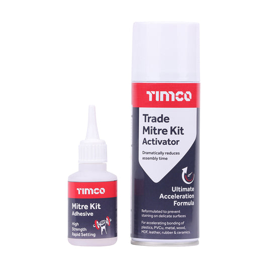 Trade Instant Bond Mitre Kit 200ml / 50g