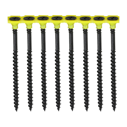 Coarse Thread Black Collated Drywall Screws PH - Bulk Tubs