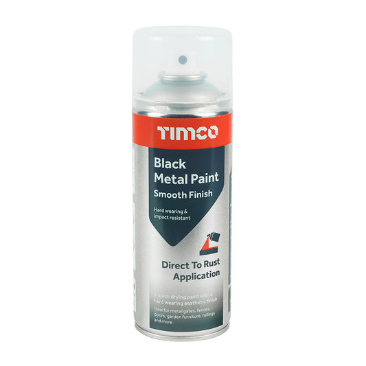 Black Metal Paint Smooth - 380ml