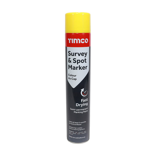 Survey & Spot Marker Yellow - 750ml