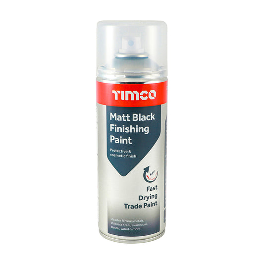 Finishing Paint Matt Black - 380ml