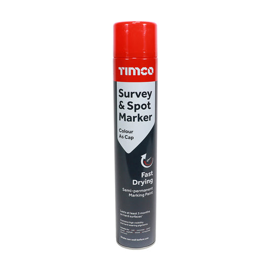 Survey & Spot Marker Red - 750ml