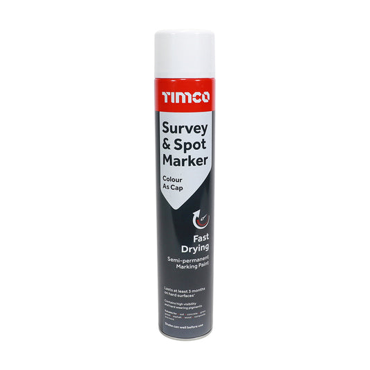 Survey & Spot Marker White - 750ml