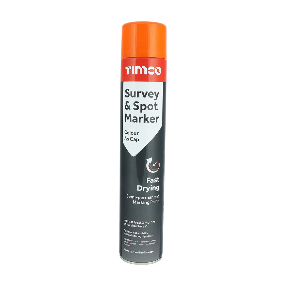 Survey & Spot Marker Orange - 750ml