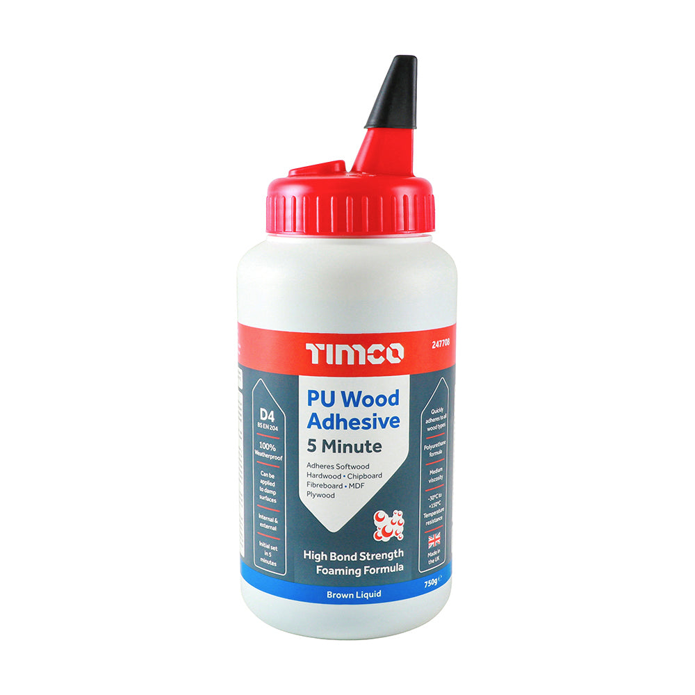 PU Wood Adhesive 5 Min Liquid - 750g