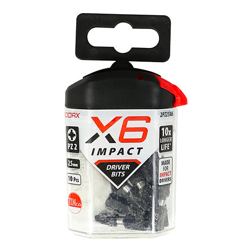 Impact Driver Bits - 25mm Pozi Head