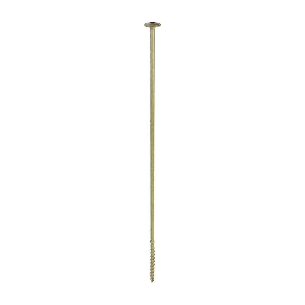 Timber Frame Construction & Landscaping Screws - Wafer Head Green