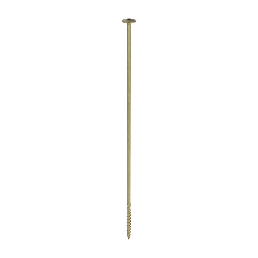 Timber Frame Construction & Landscaping Screws Wafer Head Green 8.0 x 400mm 25 Pack