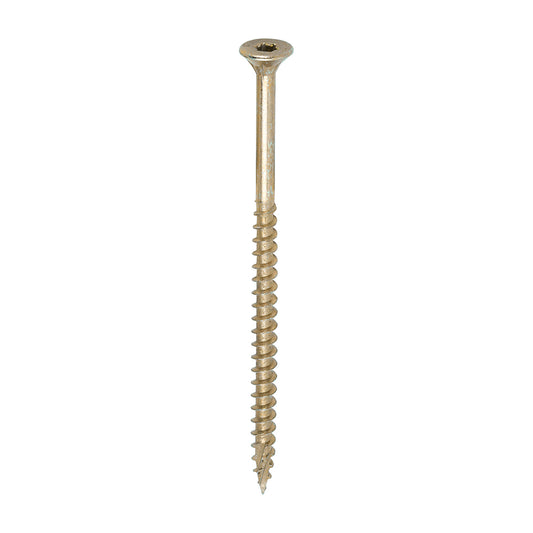 C2 Clamp-Fix Structural Timber Screw TX Twin-Cut Yellow 5mm x 90mm 100 Pack