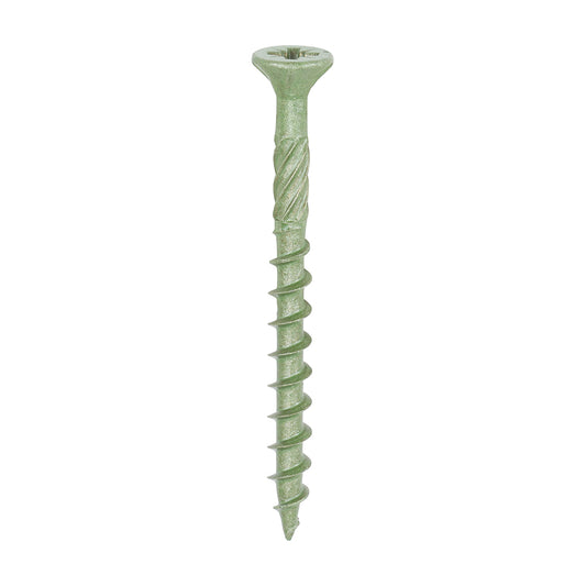 Green Double Countersunk PZ2 Decking Screws