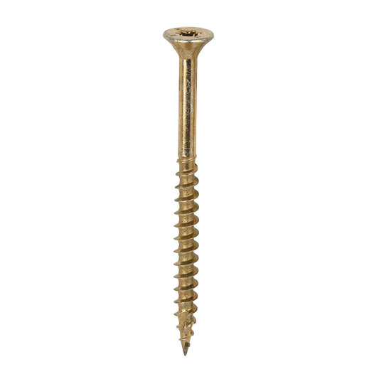 C2 Clamp-Fix Structural Timber Screw TX Twin-Cut Yellow 6mm x 80mm 200 Pack