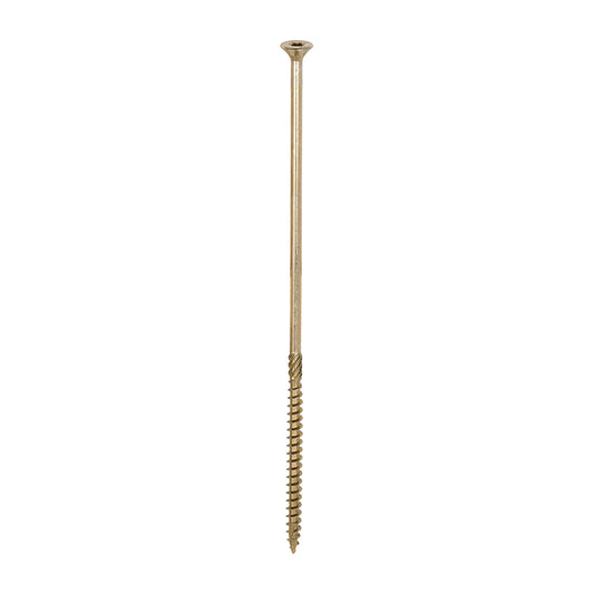 C2 Clamp-Fix Structural Timber Screw TX Twin-Cut Yellow 6mm x 200mm 100 Pack