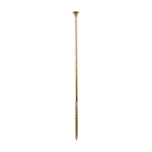 C2 Clamp-Fix Structural Timber Screw TX Twin-Cut Yellow 6mm x 250mm 100 Pack