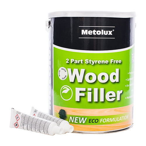 Metolux 2 Pt Wood Filler White - 3.3L