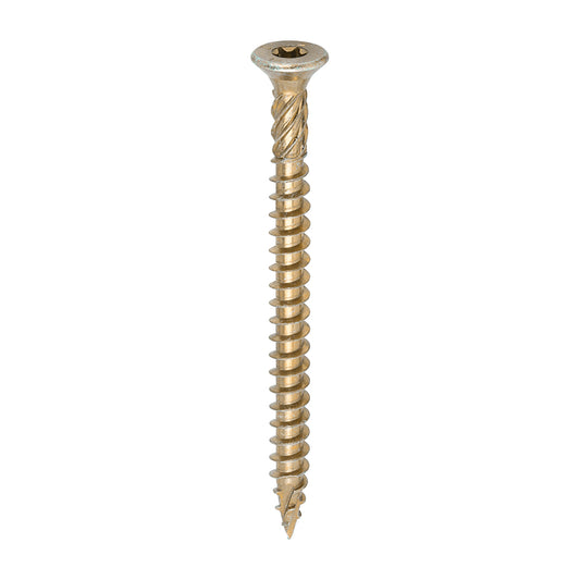 C2 Clamp-Fix Structural Timber Screw TX Twin-Cut Yellow 8mm x 100mm 100 Pack