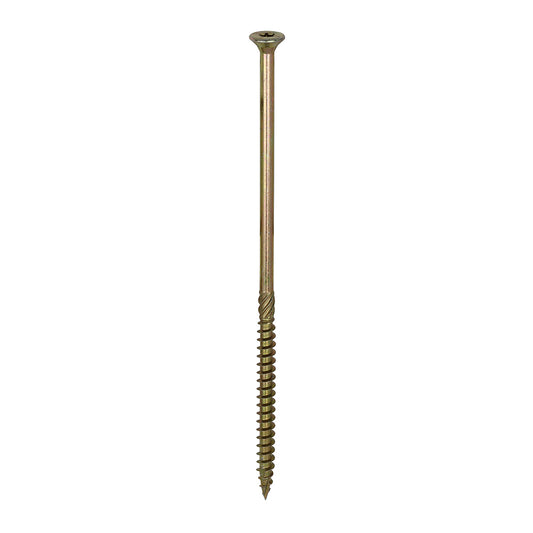 C2 Clamp-Fix Structural Timber Screw TX Twin-Cut Yellow 8mm x 200mm 50 Pack