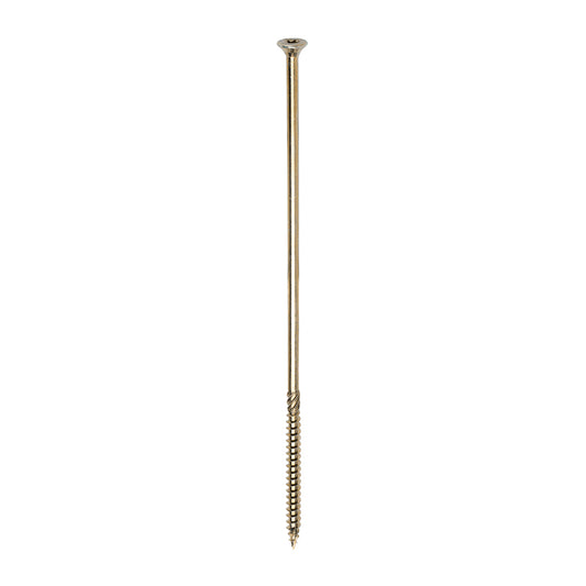 C2 Clamp-Fix Structural Timber Screw TX Twin-Cut Yellow 8mm x 275mm 25 Pack