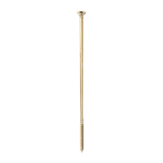 C2 Clamp-Fix Structural Timber Screw TX Twin-Cut Yellow 8mm x 300mm 25 Pack