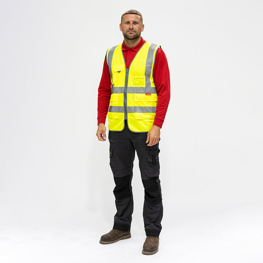 Hi-Vis Executive Vest Yellow - Small