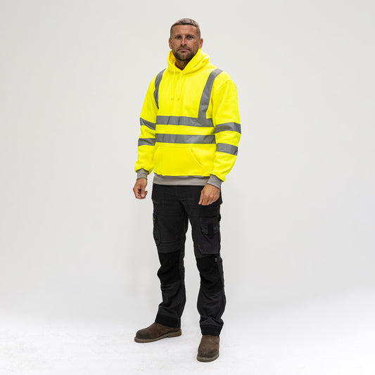 Hi-Vis Sweatshirt Yellow - Small