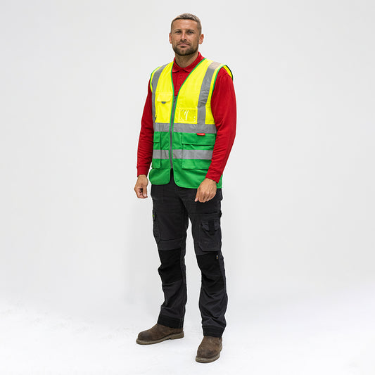 Hi-Vis Vest Yellow & Green - Small