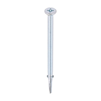 Heavy Duty CSK Wing-Tip Self-Drilling Screws Zinc 5.5mm x 85mm 100 Pack
