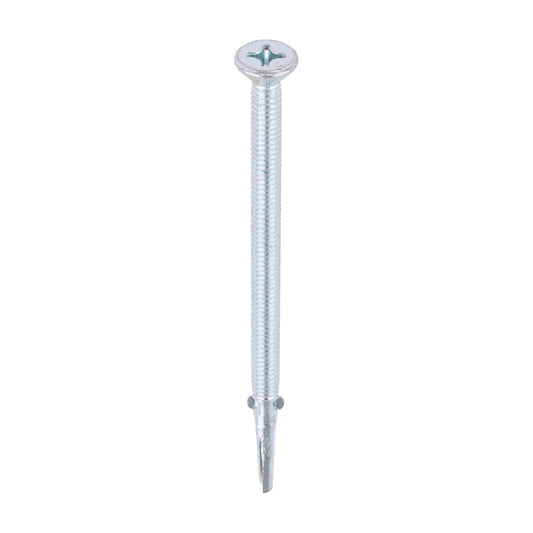 Heavy Duty CSK Wing-Tip Self-Drilling Screws Zinc 5.5mm x 100mm 100 Pack